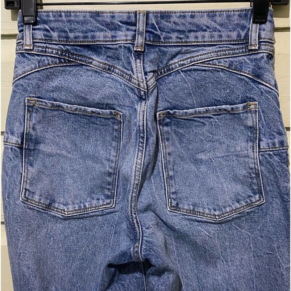 ASOS “New Look Lift “ Shape Mom Jeans Vintage Inspired Yoke Stitching SZ 2P - Picture 13 of 16